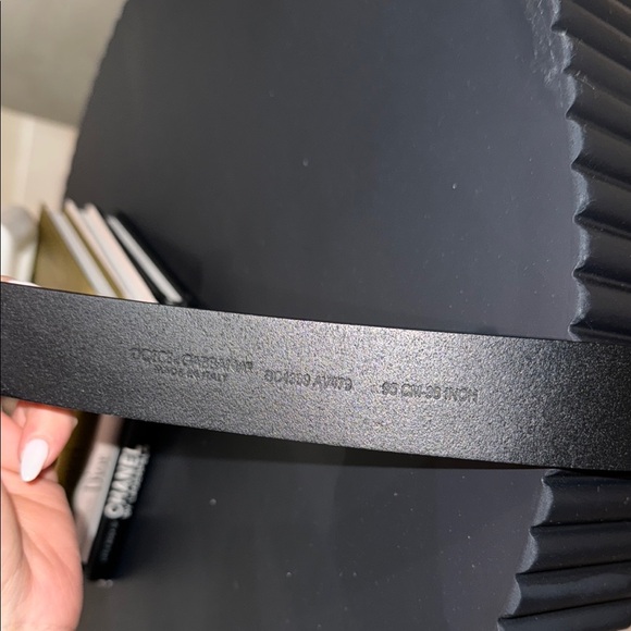 Black Belt with DG Buckle - Picture 4 of 4